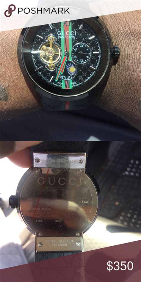 fake vs real gucci watch|check gucci watch serial number.